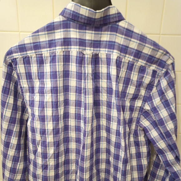 Men's purple izod button down - Picture 5 of 5